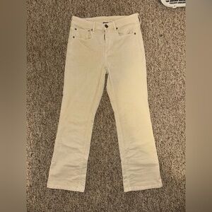 American Eagle Women’s pale yellow corduroy jeans